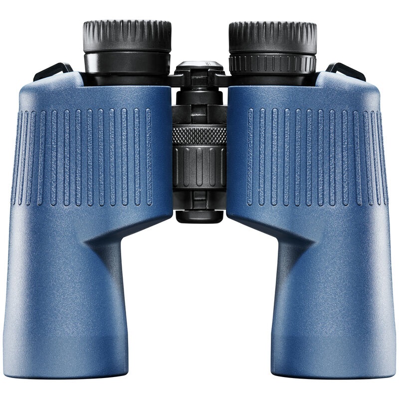 Bushnell H2O 2 Binocolo 7x50 Porro Blu Scuro - Completamente Multicoated, Impermeabile e Antiappannante, Conchiglie Oculari Twist Up