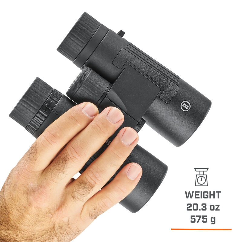 Bushnell Legend 10x42 Binocolo Prisma a Tetto Nero Impermeabile con Barriera EXO e Rivestimento Multistrato