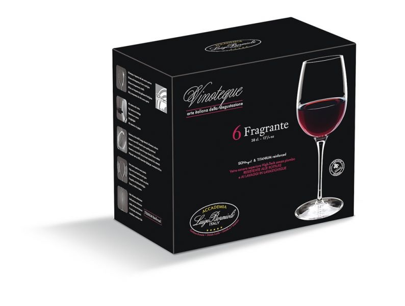 Bormioli Luigi Calice Vinoteque Ricco 59 cl - Set 6 Pezzi in Vetro per Vino Rosso