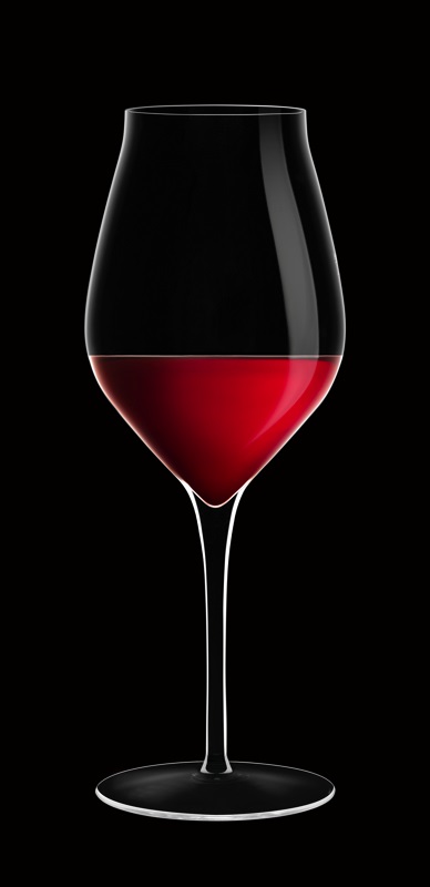 Bormioli Luigi Calice Vinea Montepulciano Merlot 45 cl - Set da 6 pezzi in vetro per vino rosso