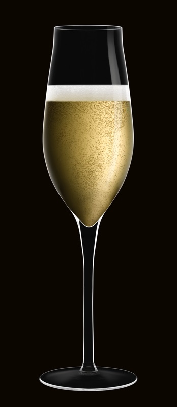 Bormioli Luigi Vinea Calice Flute 27 cl - Set di 6 Pezzi per Vini Frizzanti Leggeri