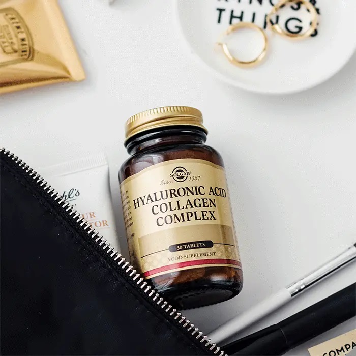 Solgar Ialuronic Formula - Integratore di Acido Ialuronico e Collagene - 30 Tavolette per Pelle Idratata e Salute delle Articolazioni