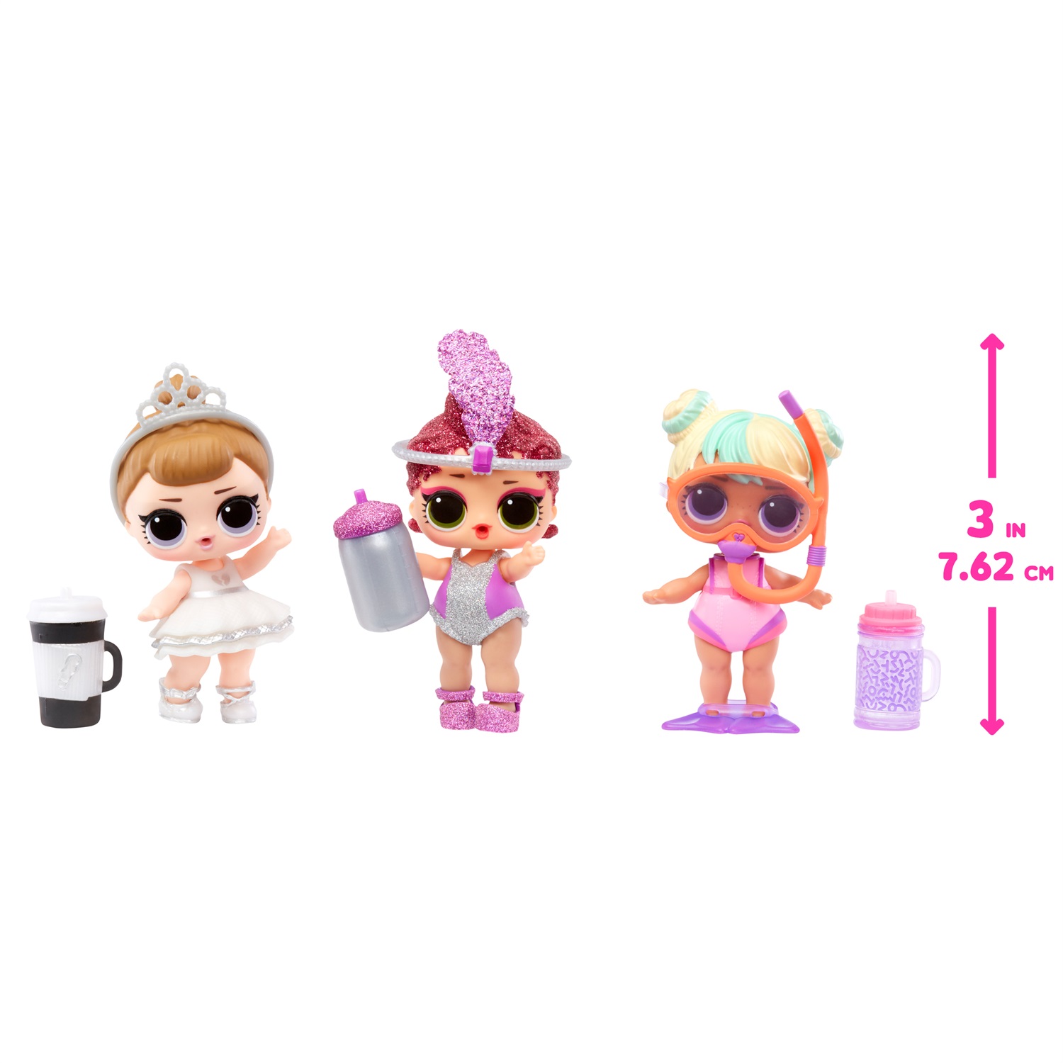 L.O.L. Surprise! Bubble Surprise - Bambole da Collezione con Bolle Glitterate, Assortimento Casuale, Età 4