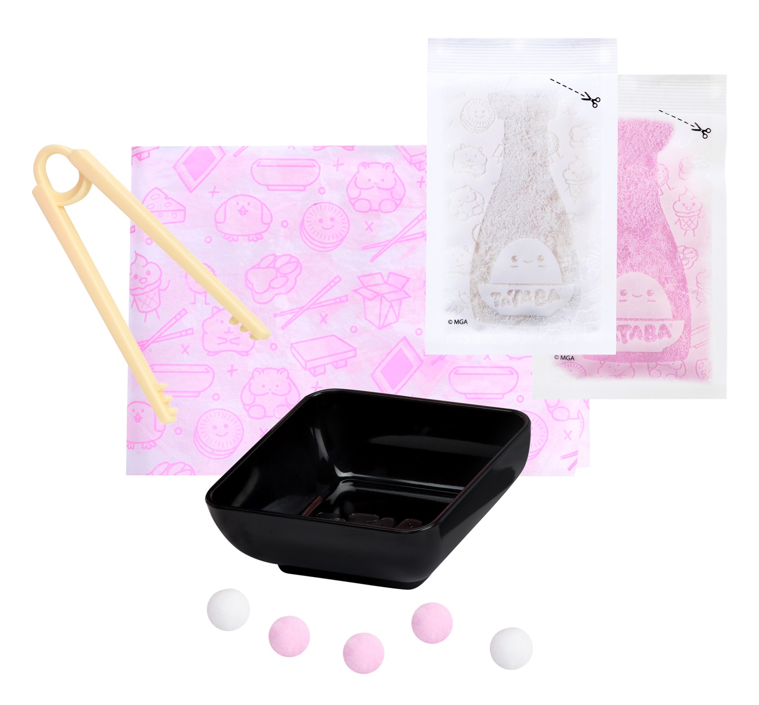 MGA Entertainment L.O.L. Surprise! Tataba - Giocattolo da collezione con polvere di floccaggio fai-da-te, 2 Pack, adatto per età 3