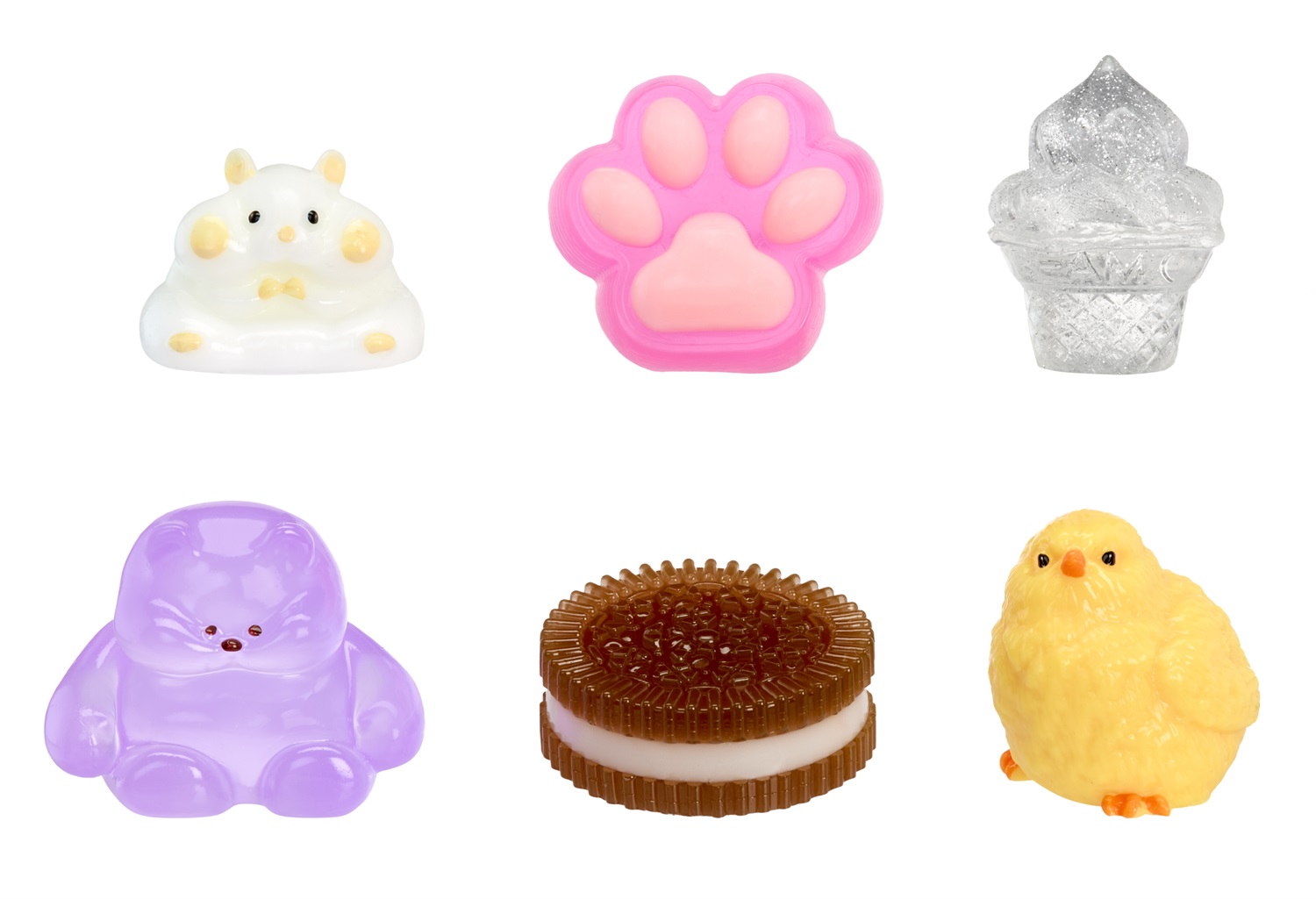 MGA Entertainment L.O.L. Surprise! Tataba - Giocattolo da collezione con polvere di floccaggio fai-da-te, 2 Pack, adatto per età 3