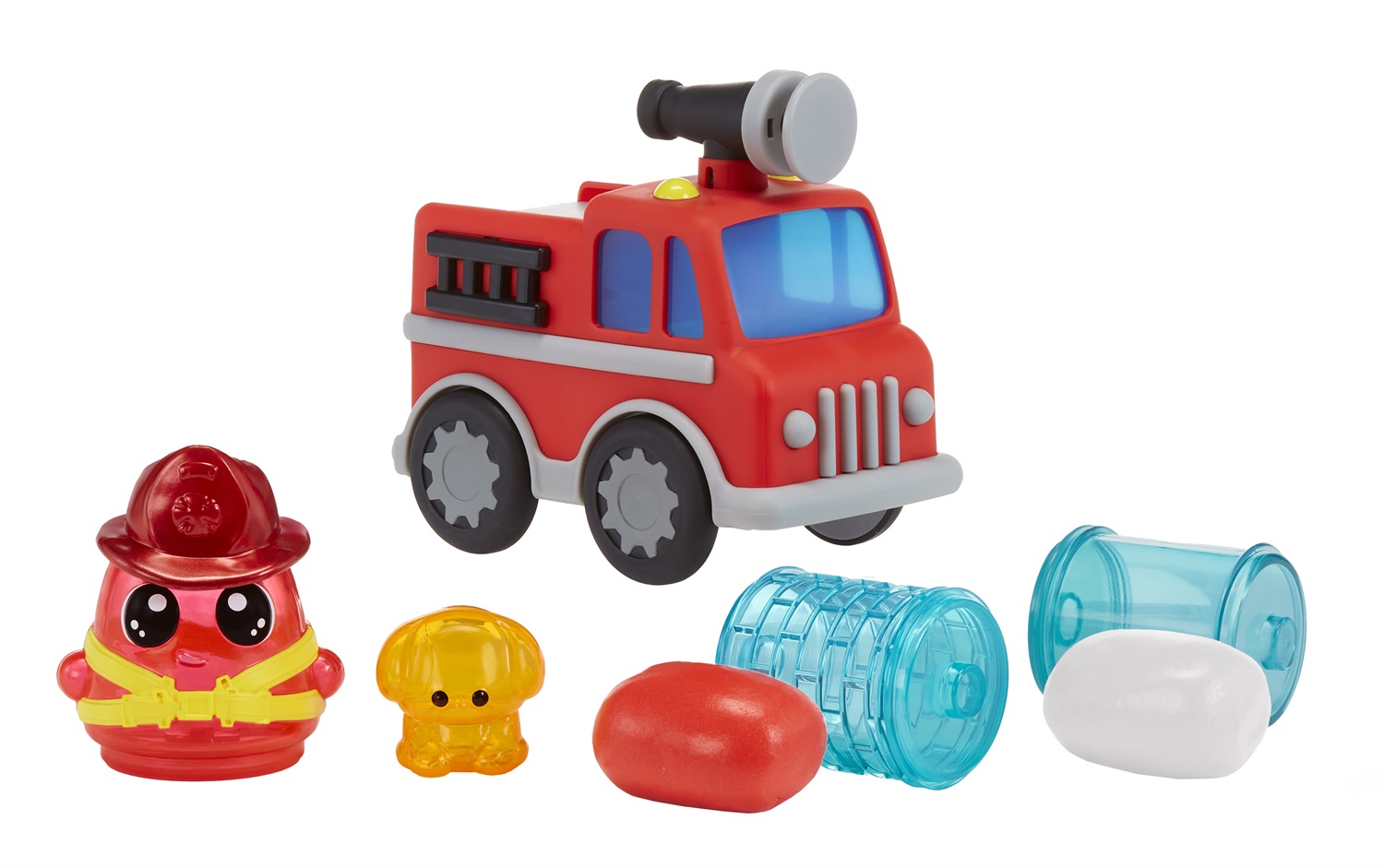 DohKins Fire Truck - Impasto Morbido e Profumato, Senza Glutine, per Bambini e Collezionisti, Età 3