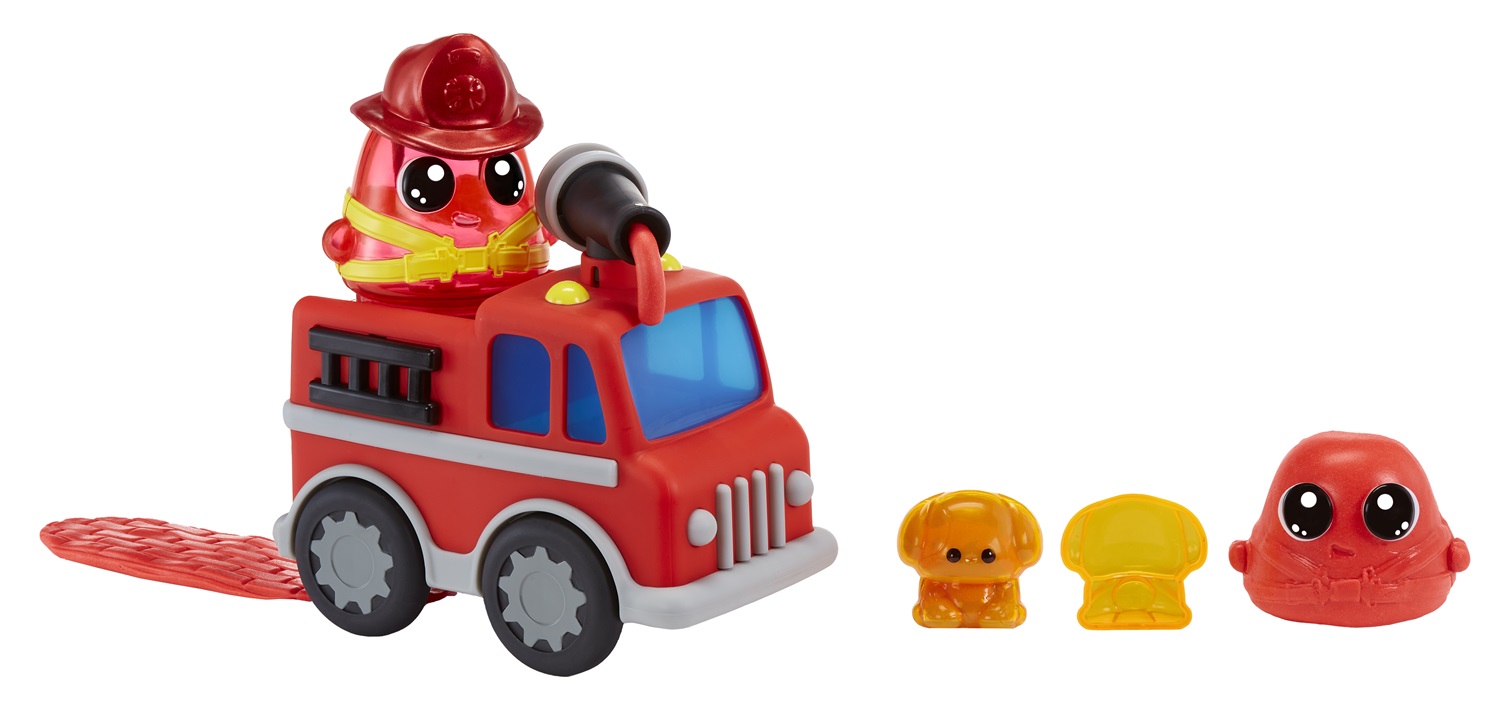 DohKins Fire Truck - Impasto Morbido e Profumato, Senza Glutine, per Bambini e Collezionisti, Età 3