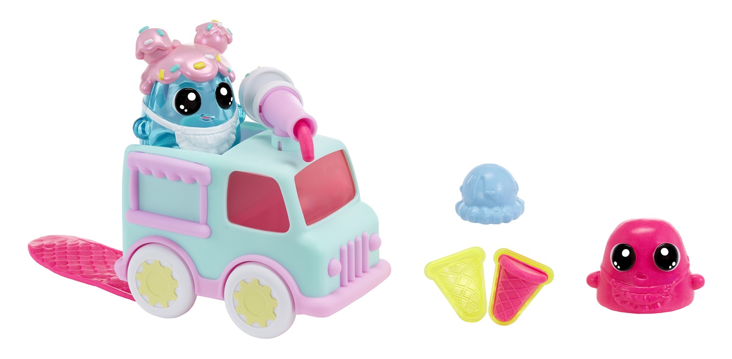 MGA Entertainment DohKins Ice Cream Truck & Baker - Impasto Morbido e Senza Glutine per Bambini dai 3 Anni