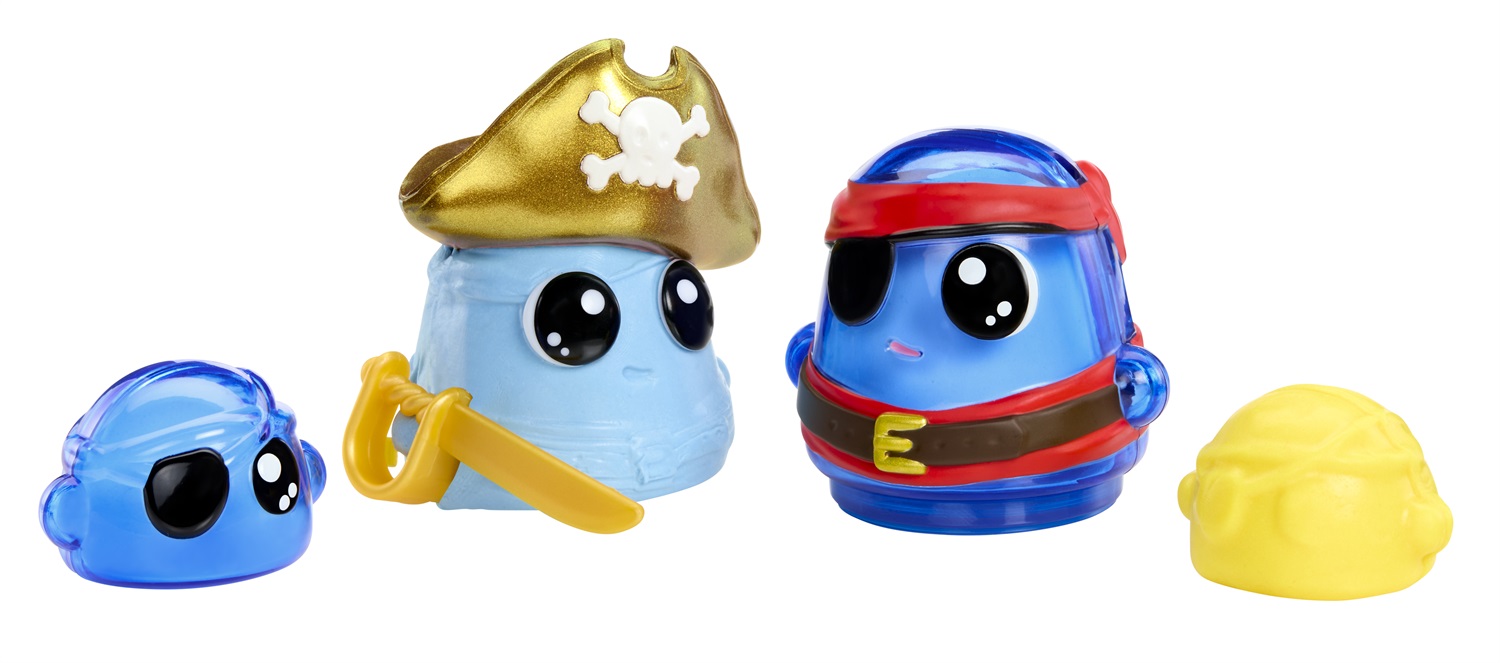 MGA Entertainment DohKins Pirate Ship Playset - Impasto Non Asciutto, Senza Glutine, per Bambini e Collezionisti, Età 3