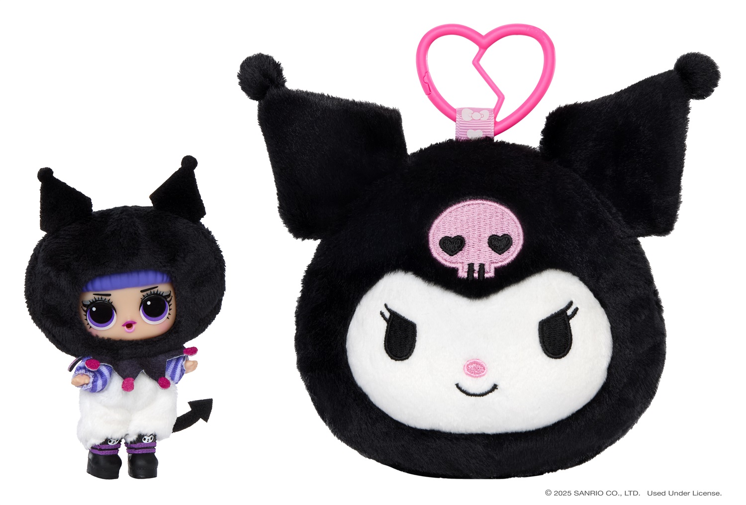 L.O.L. Surprise! Peluche Reversibile Hello Kitty con Bambola e 5 Sorprese - Età 4