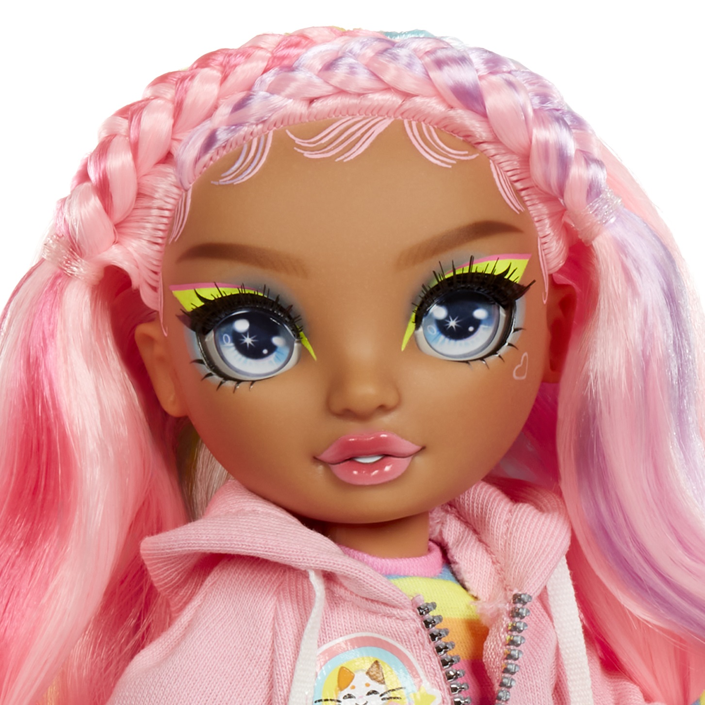 Rainbow High Sparkle & Shine - Bambola Fashion Rosetta (Rosa) da 28 cm con Scintille Liquide nelle Gambe - Età 4-12 Anni
