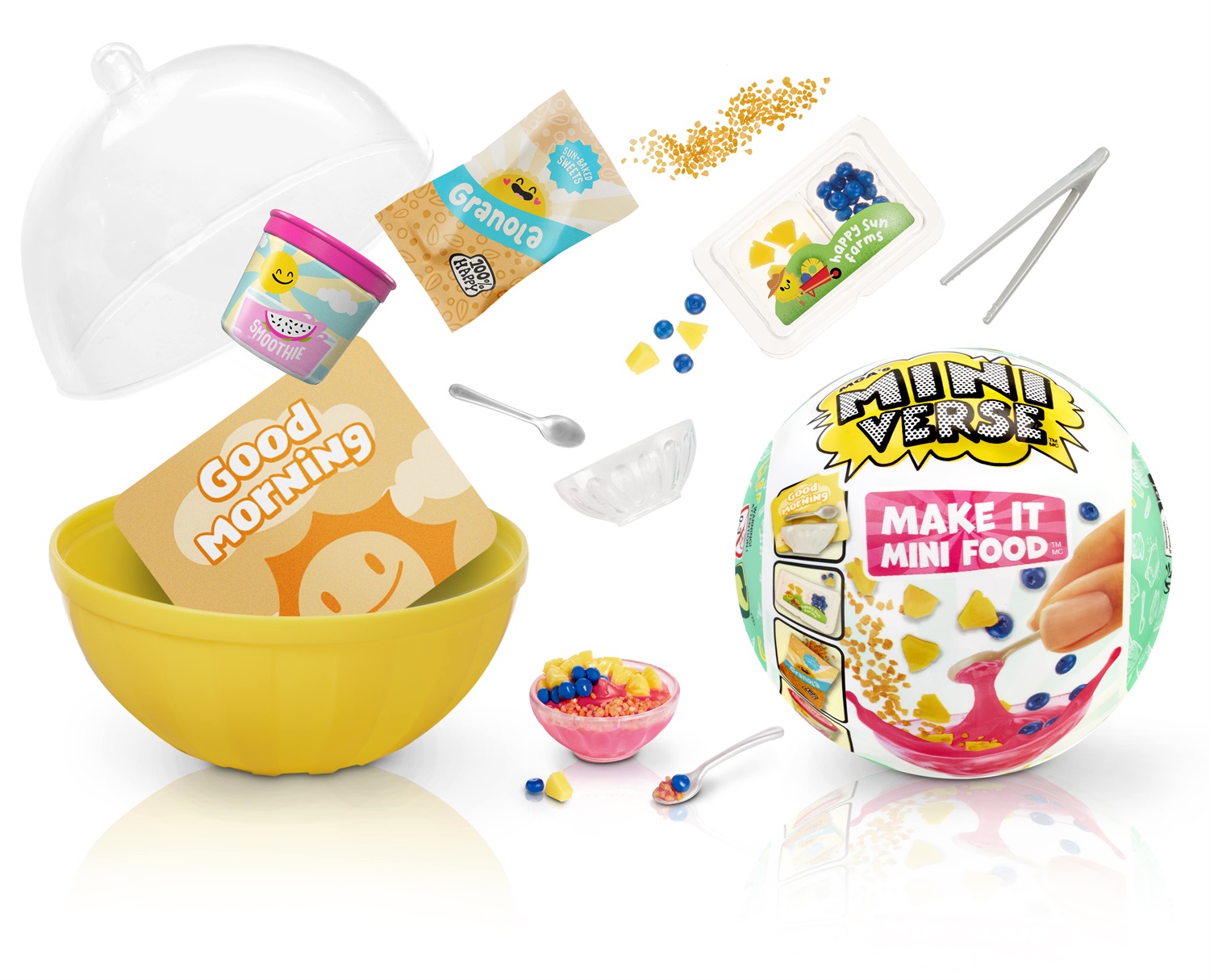 MGA Miniverse Make It Mini Foods - Cafe Serie 3 - Mini Oggetti da Collezione in Confezione Misteriosa - Gioco in Resina Fai-da-te - Repliche di Cibi NON COMMESTIBILI - Età 8