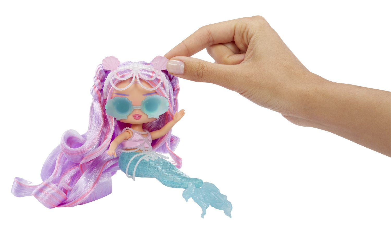L.O.L. Surprise! Tweens Mermaid Lana Marine - Bambola alla moda con coda che cambia colore, pinna mobile e accessori inclusi - Età 4