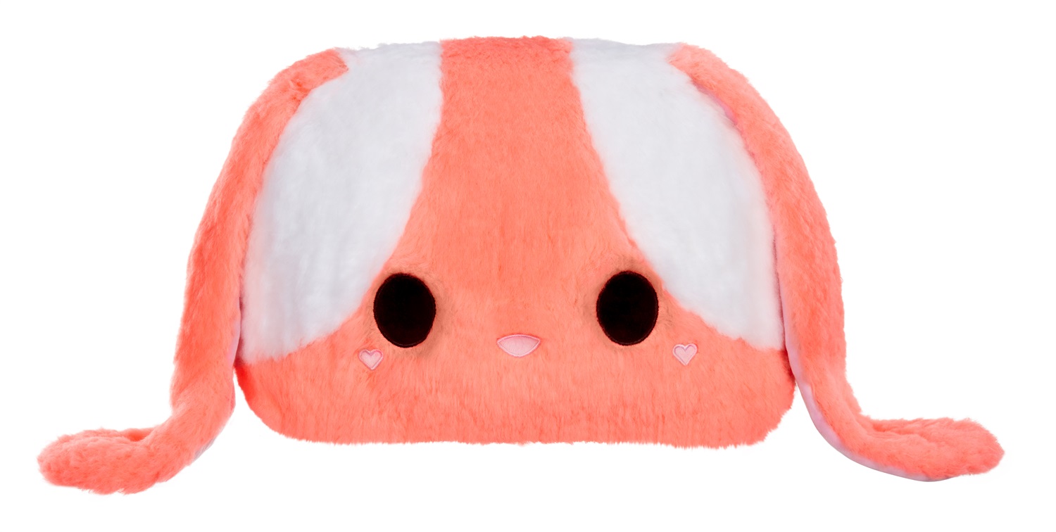 MGA ENTERTAINMENT Fluffie Stuffiez Pillow Fight - Cuscino in peluche Bunny per divertenti battaglie di cuscini