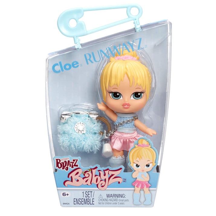 MGA Entertainment - Bratz Babyz Cloe Bambola da Collezione con Abbigliamento alla Moda e Collana Portachiavi
