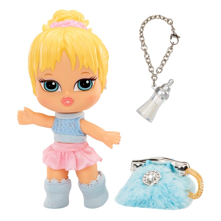 MGA Entertainment - Bratz Babyz Cloe Bambola da Collezione con Abbigliamento alla Moda e Collana Portachiavi