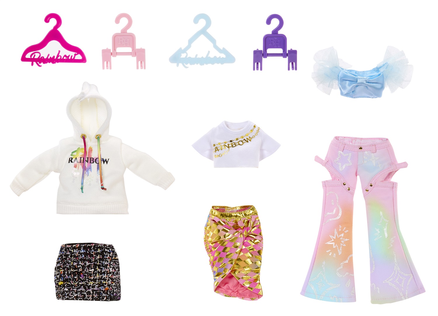 Rainbow High Amaya's Rainbow Closet Playset - Set da Gioco Completo con Bambola Esclusiva, Abiti, Scarpe, Borse e Accessori