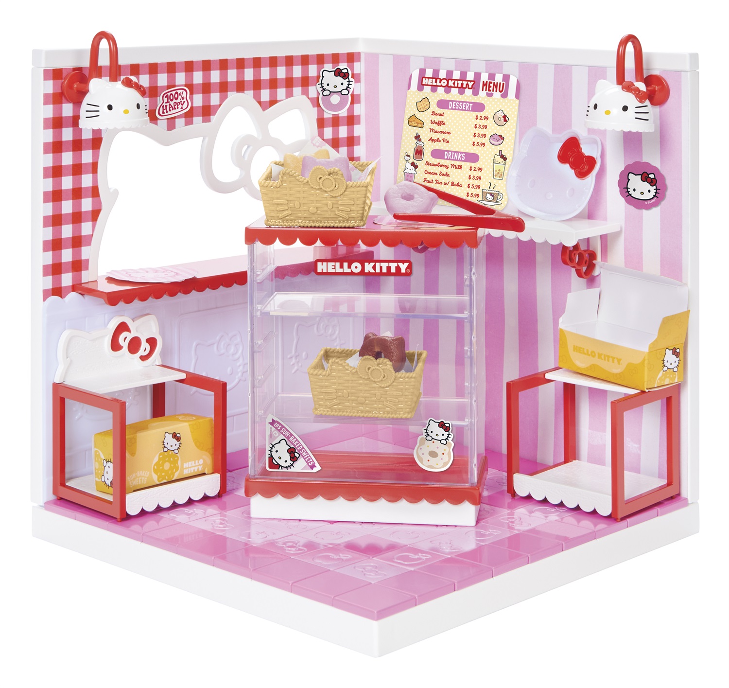 MGA Miniverse Make It Mini Spaces Hello Kitty - Set di Costruzioni Personalizzabile per Bambini e Collezionisti, Età 8
