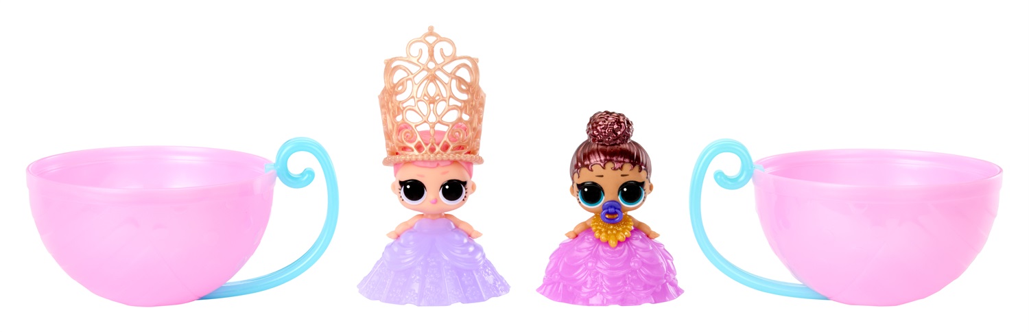 L.O.L. Surprise! Princess Baby Sisters - Bambola con Confezione Cieca e Funzione Cambio Colore