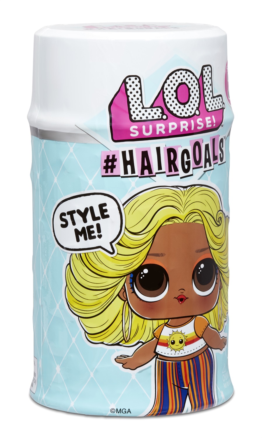 L.O.L. Surprise! Hairgoals Serie 2 - Bambola con Capelli Spazzolabili e 15 Sorprese, Effetto Cambio Colore, Età 3