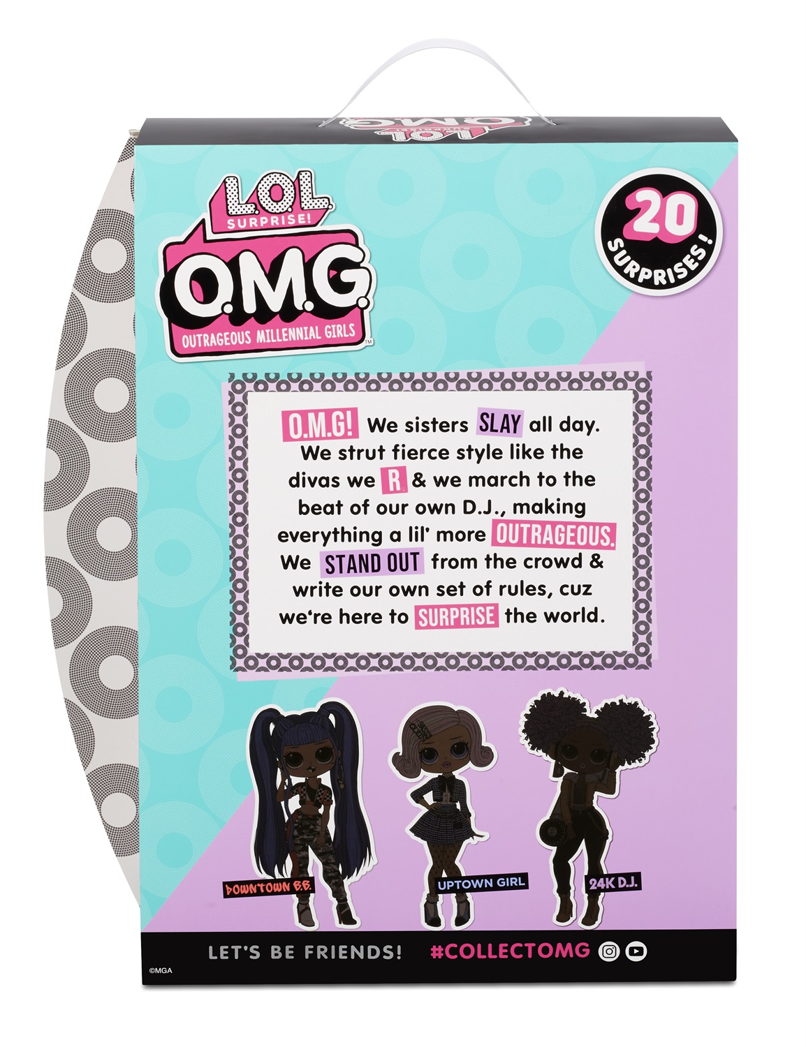 L.O.L. Surprise! OMG 3.8 Doll- 24K DJ