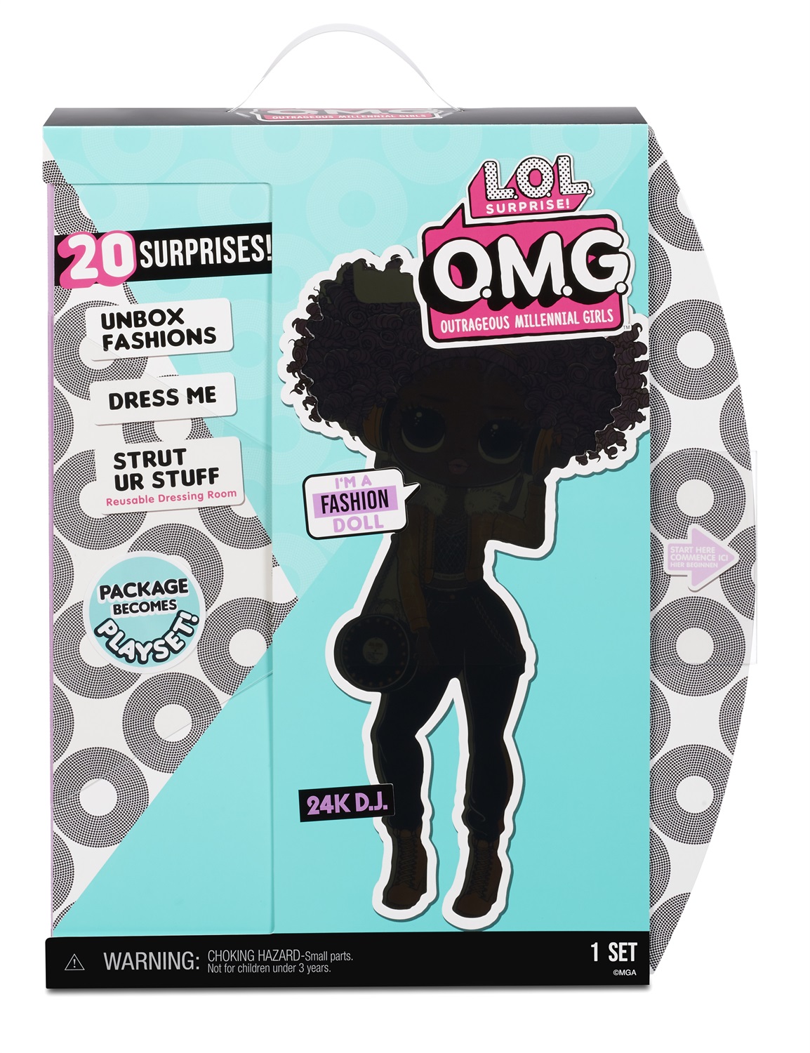 L.O.L. Surprise! OMG 3.8 Doll- 24K DJ