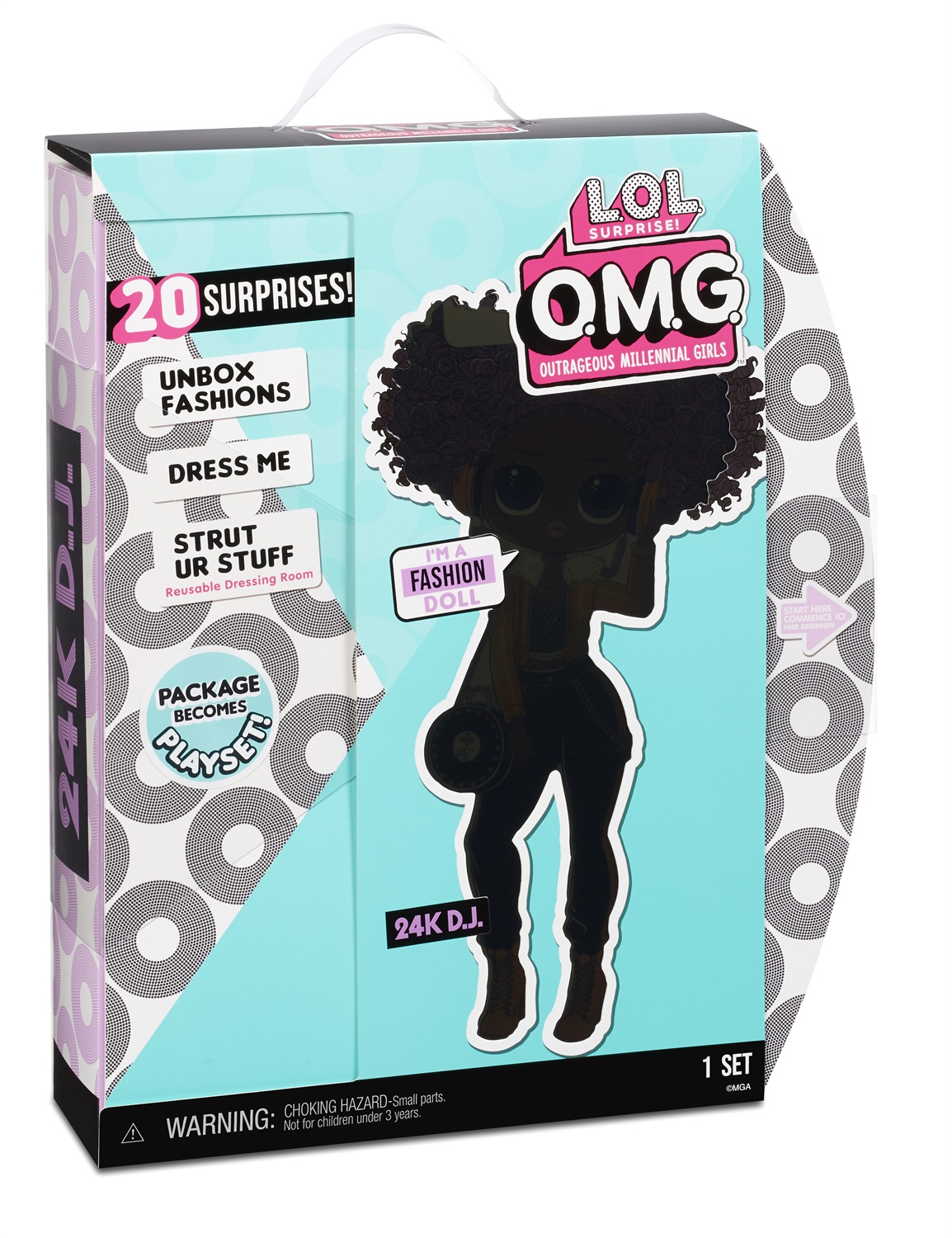 L.O.L. Surprise! OMG 3.8 Doll- 24K DJ