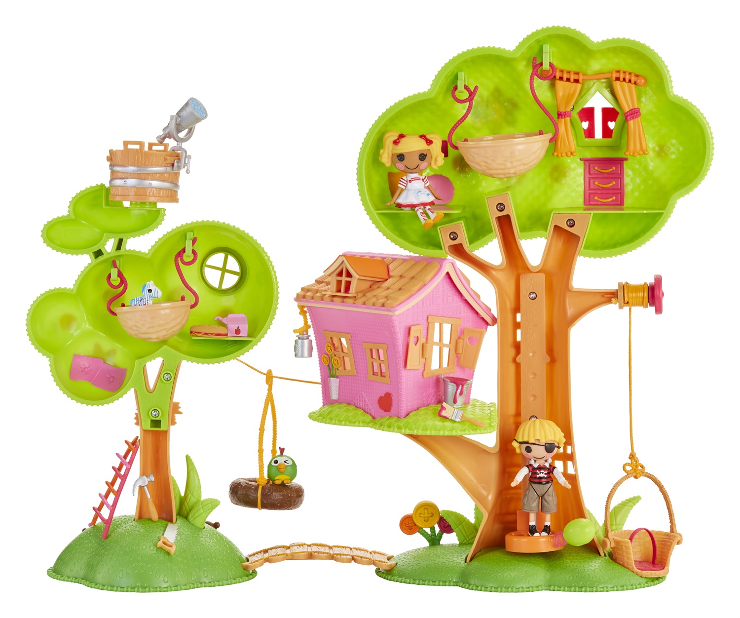 MGA Entertainment Mini Lalaloopsy Treehouse Playset - Casetta sull'albero con Bambole e Accessori