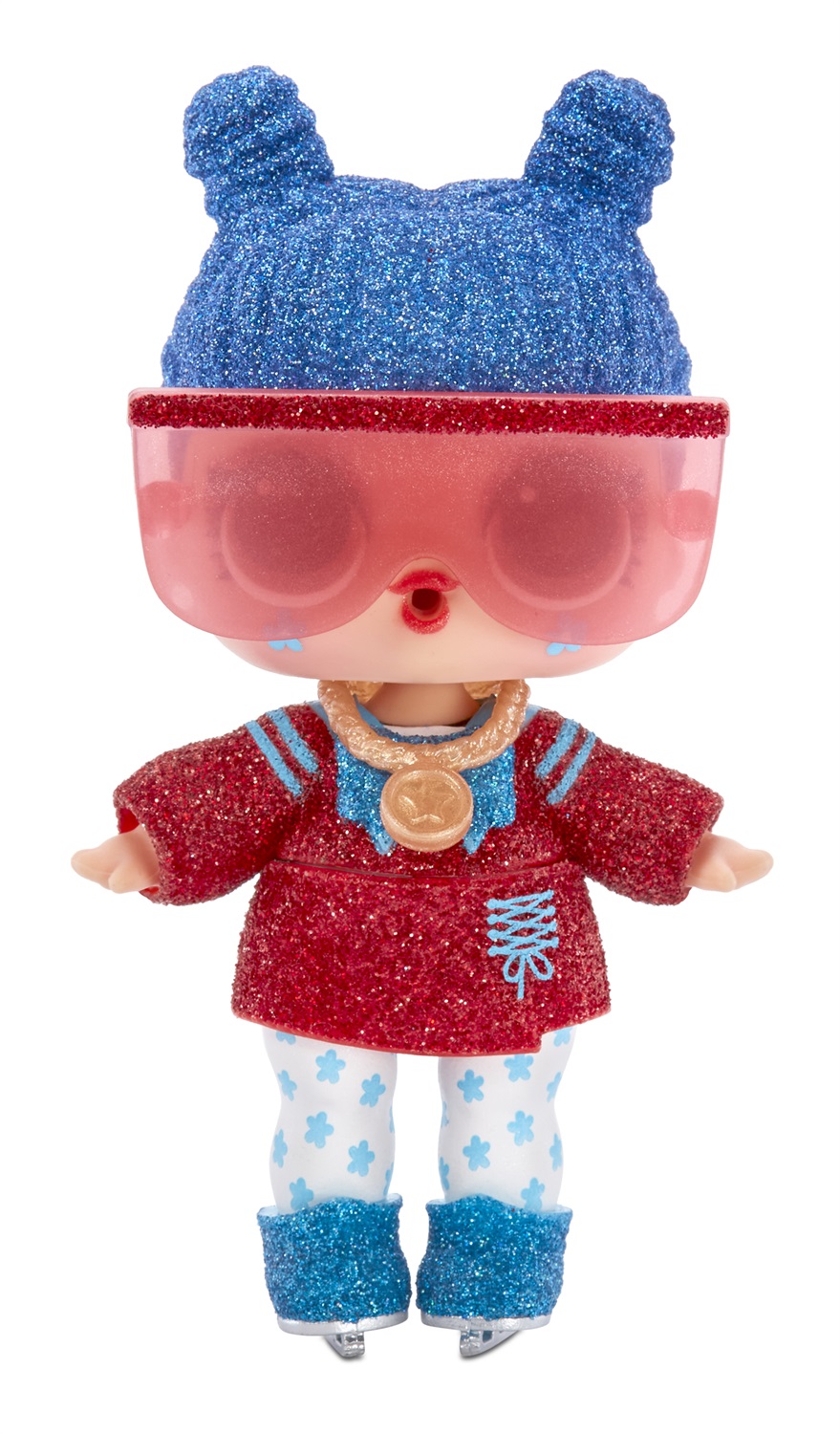 L.O.L. Surprise! All-Star Sports - Bambola Scintillante con 8 Sorprese, Figurina, Abiti e Accessori - Serie 5 Giochi Invernali