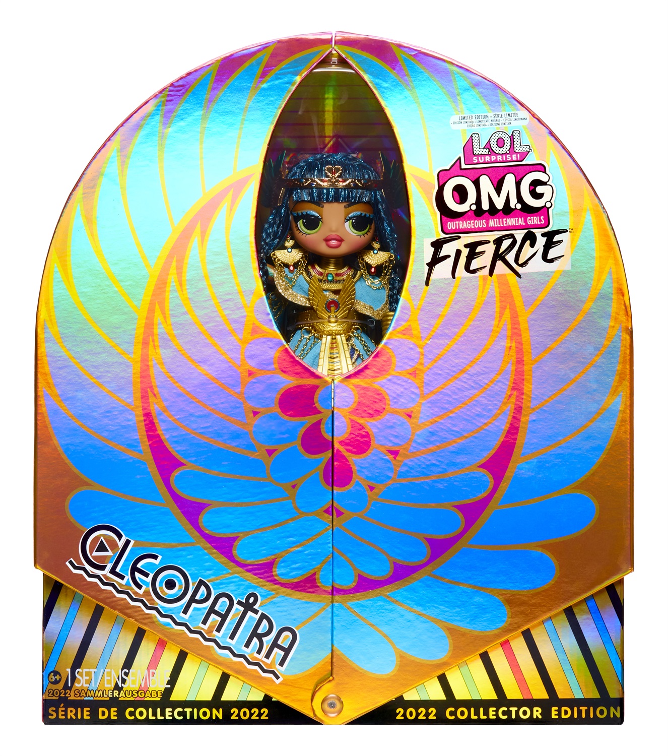 MGA Entertainment CLEOPATRA Bambola O.M.G Fierce Special Collector 2022 con vestiti e accessori alla moda - Edizione Limitata