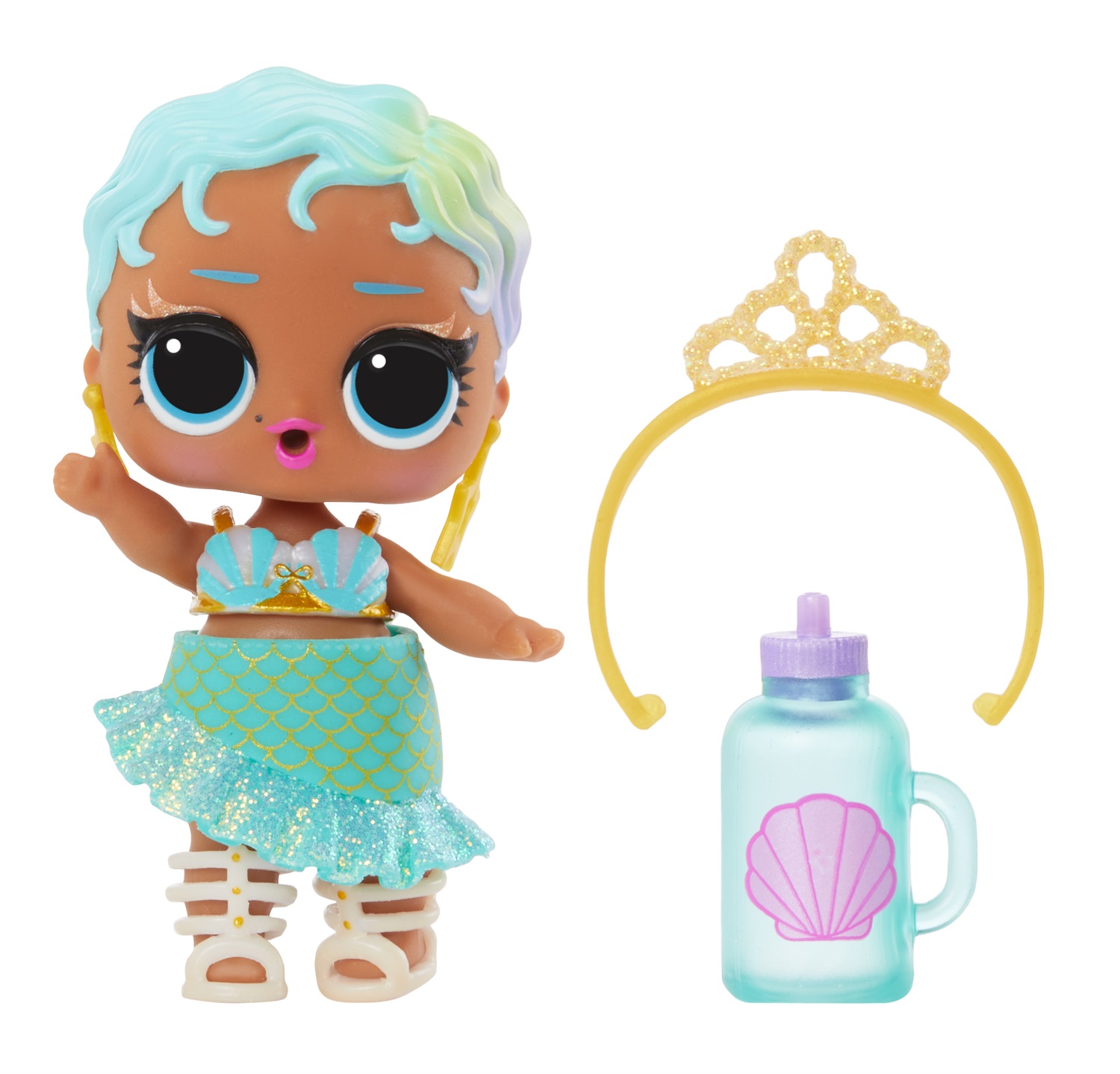 L.O.L. Surprise! Sunshine Makeover Bambola con 8 Sorprese, Cambio di Colore UV e Accessori - Da Collezione, per Bambini dai 4 Anni