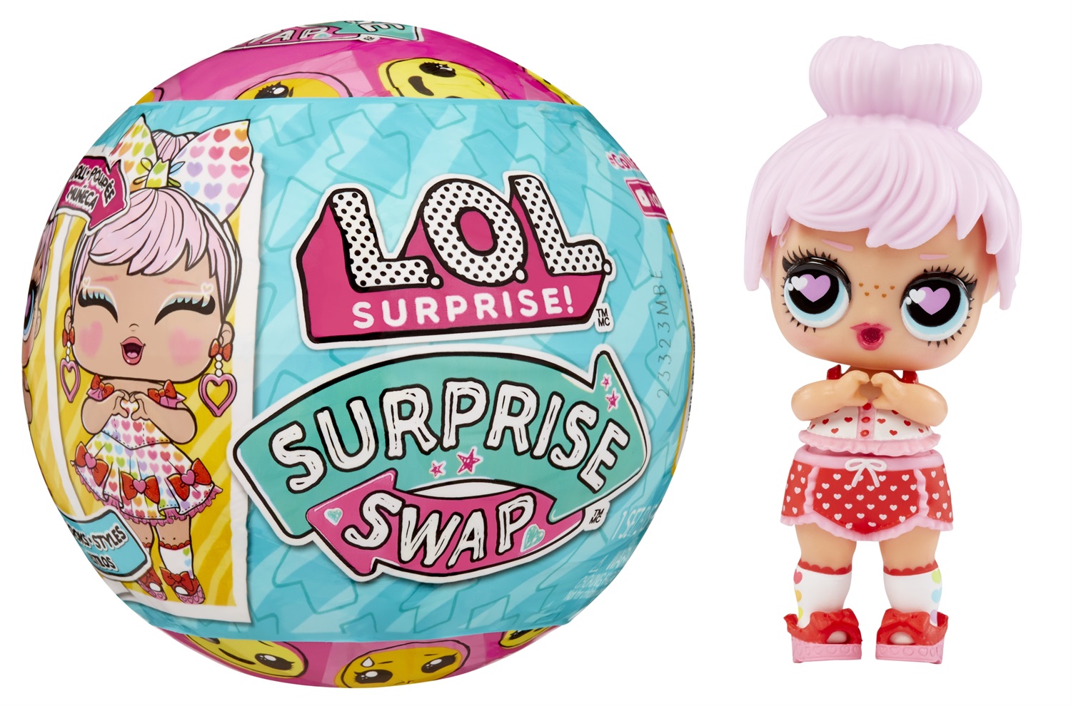 L.O.L. Surprise! Surprise Swap Tots - Bambola da Collezione con 2 Look e Sorprese d'Acqua - Età 3 Anni