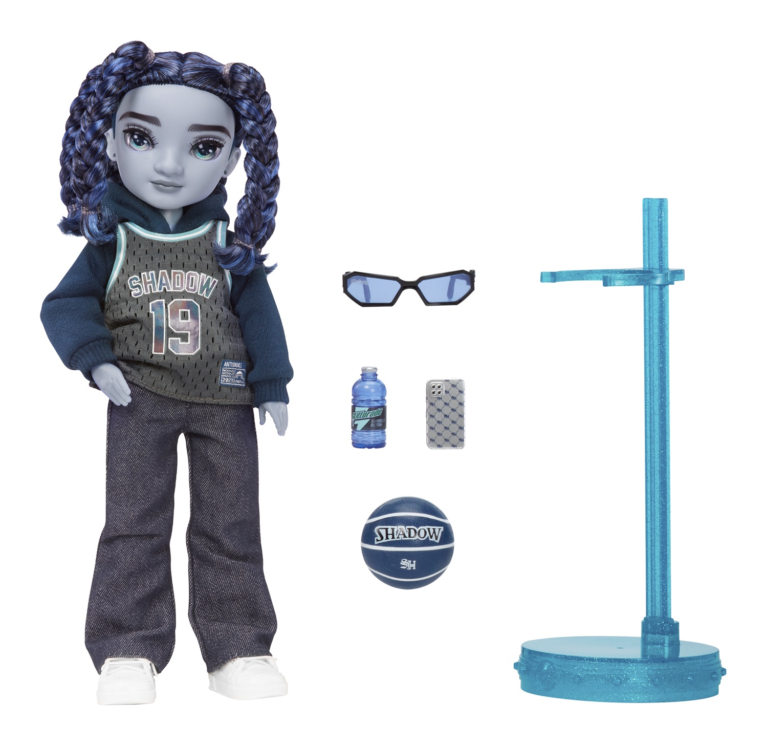 MGA Entertainment Oliver Ocean - Bambola Fashion Blu con Oltre 10 Accessori, Totalmente Snodabile, Età Ideale 4-12 Anni