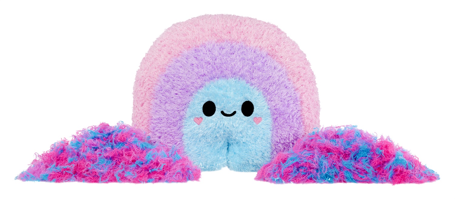 MGA Entertainment Fluffie Stuffiez Large Plush - Rainbow con Effetto Sorpresa e Elemento Fidget