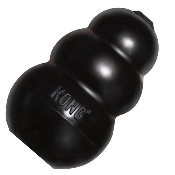 KONG Extreme Gioco per Cani in Gomma Nera - XX-Large (XXL) per Masticatori Potenti