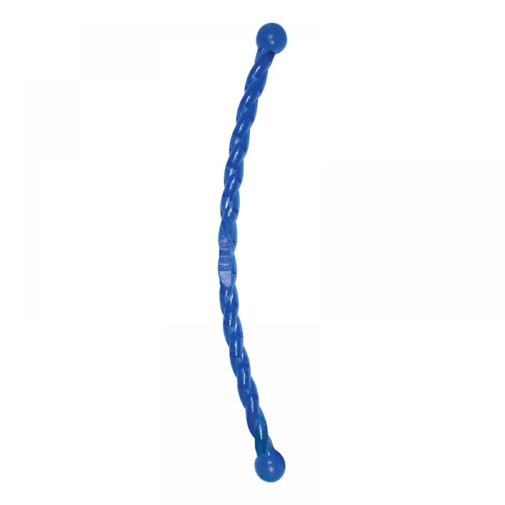 KONG Safestix - Gioco da Riporto per Cani, 30 cm, Pieghevole e Flessibile in Plastica Resistente