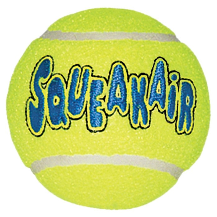 KONG Squeakair Tennis Balls XS - Set da 3 Palline con Squeaker per Cani