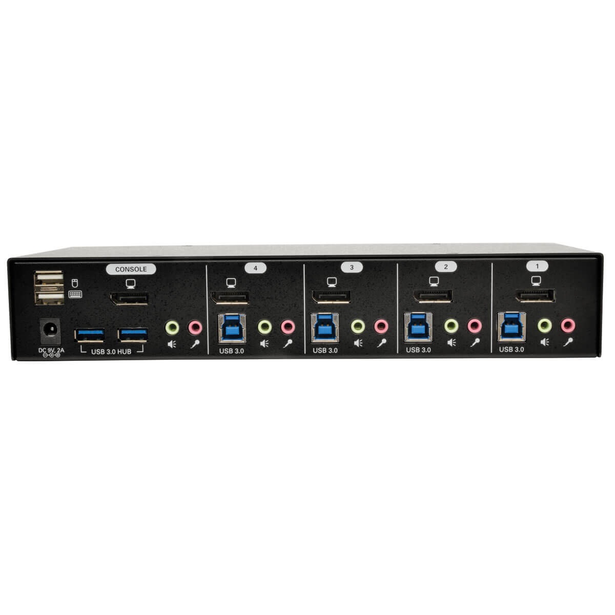 Tripp Lite B004-DPUA4-K Switch KVM Nero - USB, DisplayPort, Risoluzione 2560 x 1600, 1 Utente