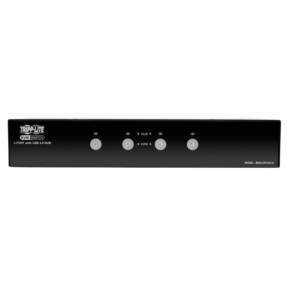 Tripp Lite B004-DPUA4-K Switch KVM Nero - USB, DisplayPort, Risoluzione 2560 x 1600, 1 Utente