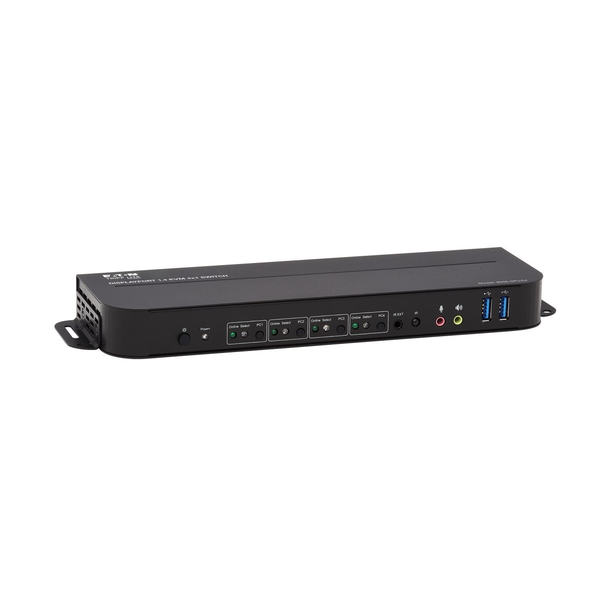 Tripp Lite B005-DPUA4 Switch KVM 4K Nero con Tastiera Tedesca