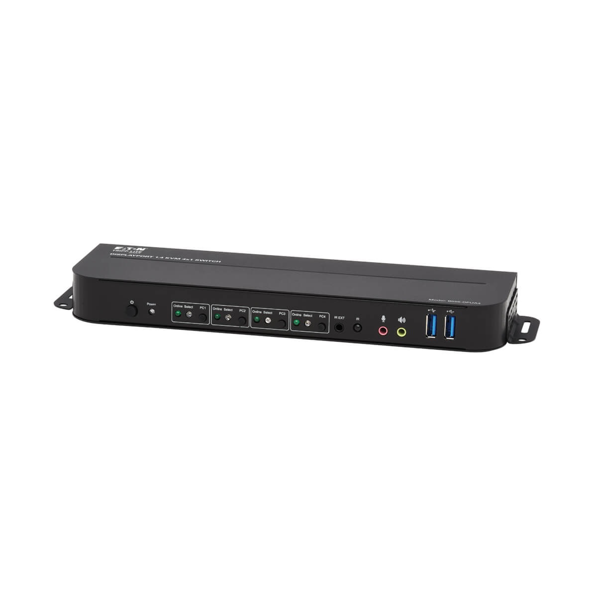 Tripp Lite B005-DPUA4 Switch KVM 4K Nero con Tastiera Tedesca