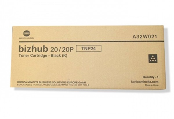 Konica Minolta TNP-24 Toner Nero Originale per Bizhub 20/20P - 8000 Pagine
