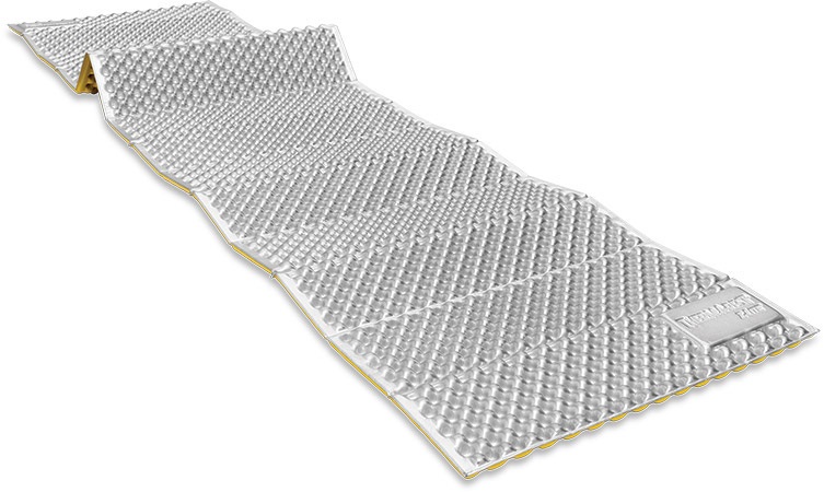 Therm-a-Rest Z-Lite SOL Regular 183x51 cm Materassino Isolante Argento/Giallo - Leggero e Compatto con Superficie Termica Riflettente