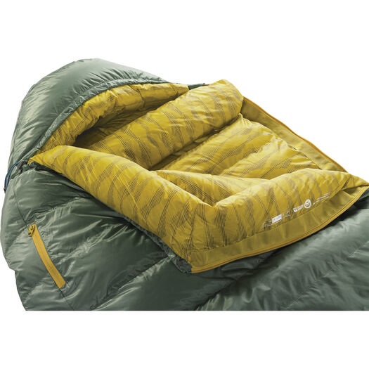 Therm-a-Rest Questar Sacco a Pelo in Piuma d'Oca Cerata Idrofobica -6°C, One Size, Colore Balsam