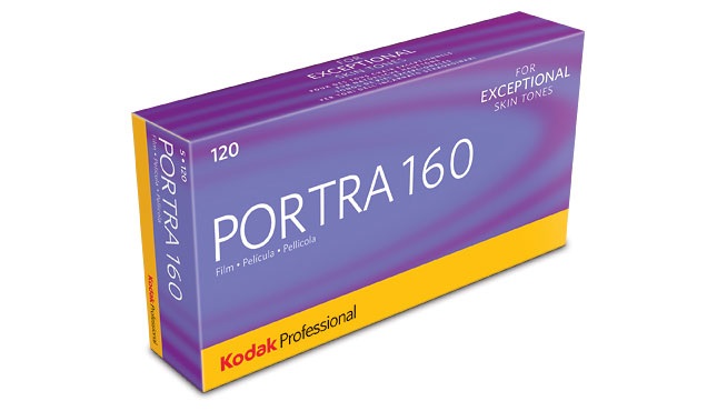 Kodak Portra 160 5-pack - Pellicola a colori 120 6X6, ISO 160, Grana contenuta, Adatta per scansioni