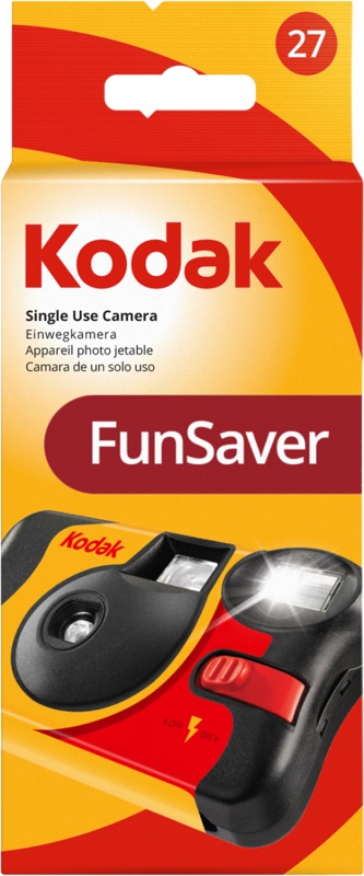 Kodak FunSaver Macchina Fotografica Monouso 35 mm con Flash Elettronico - 27 Esposizioni ISO 400