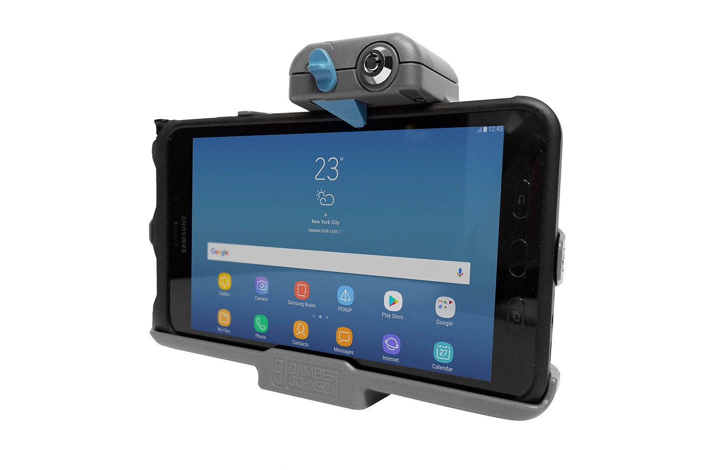 Gamber-Johnson 7160-1029-00 Supporto Attivo per Tablet/UMPC - Uso Auto, Colore Nero e Grigio