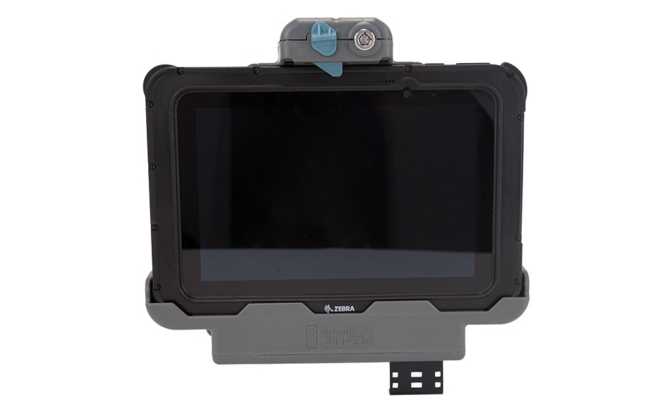 Gamber-Johnson SLIM Supporto attivo per Tablet/UMPC Grigio con Docking Station e Doppia Porta USB