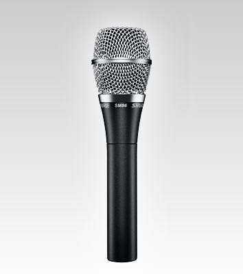 Shure SM86 Microfono Professionale a Condensatore Cardioide per Voce e Canto con Astuccio e Supporto Inclusi