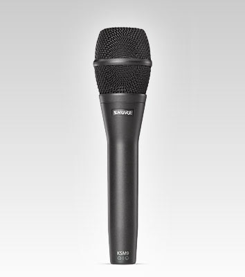 Shure KSM9-CG Microfono a Condensatore per Voce - Grigio Antracite, Cardiode e Supercardioide